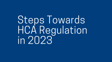 Steps Towards HCA Regulation in 2023