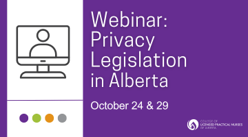 Webinar: Privacy Legislation in Alberta (October 24 & 29)